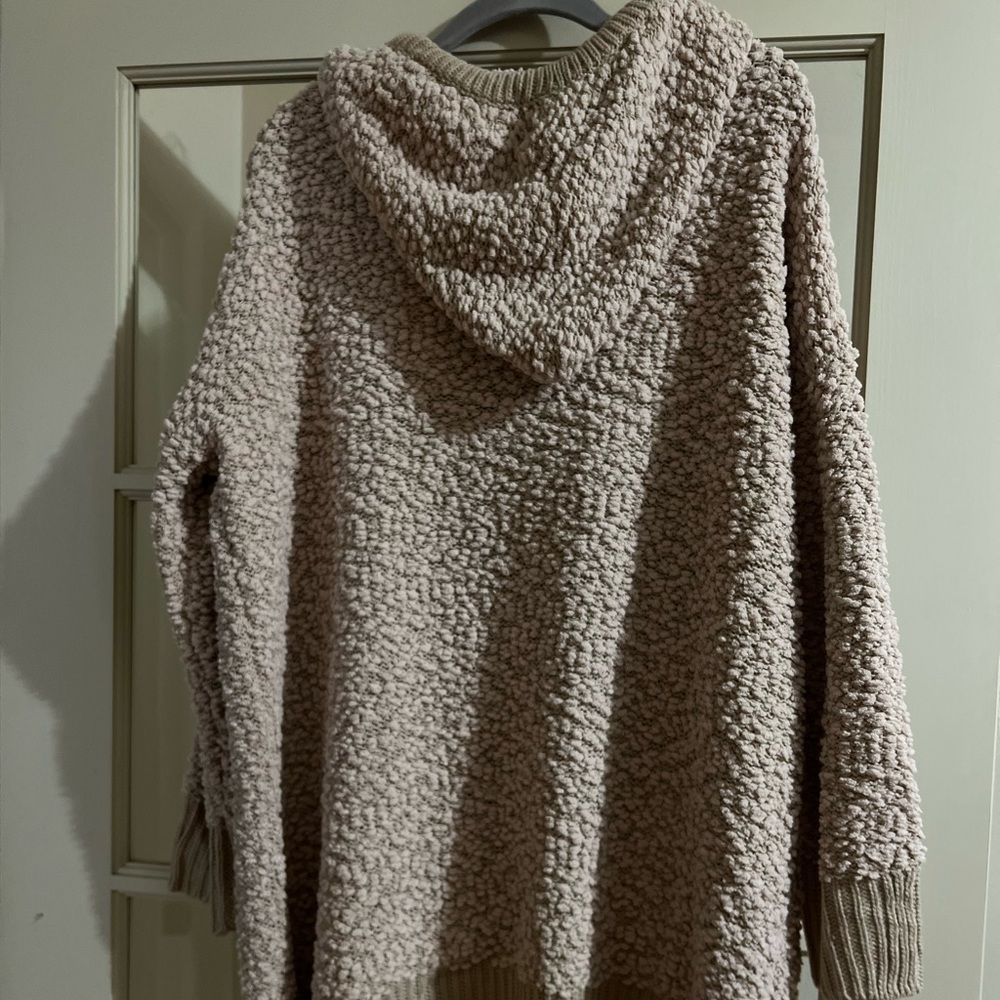POL Women's Textured Tan Cowl Neck Sweater - Picture 4 of 4